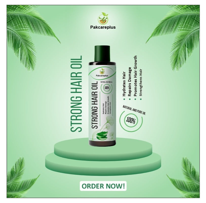 Hair Strong - The Multivitamin Oil For All Types Of Hairs - For  Both Man & woman - 200 ML