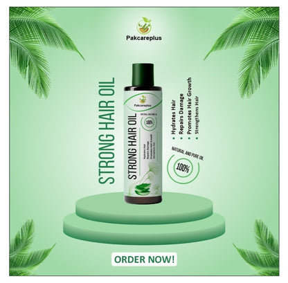 Hair Strong - The Multivitamin Oil For All Types Of Hairs - For  Both Man & woman - 200 ML
