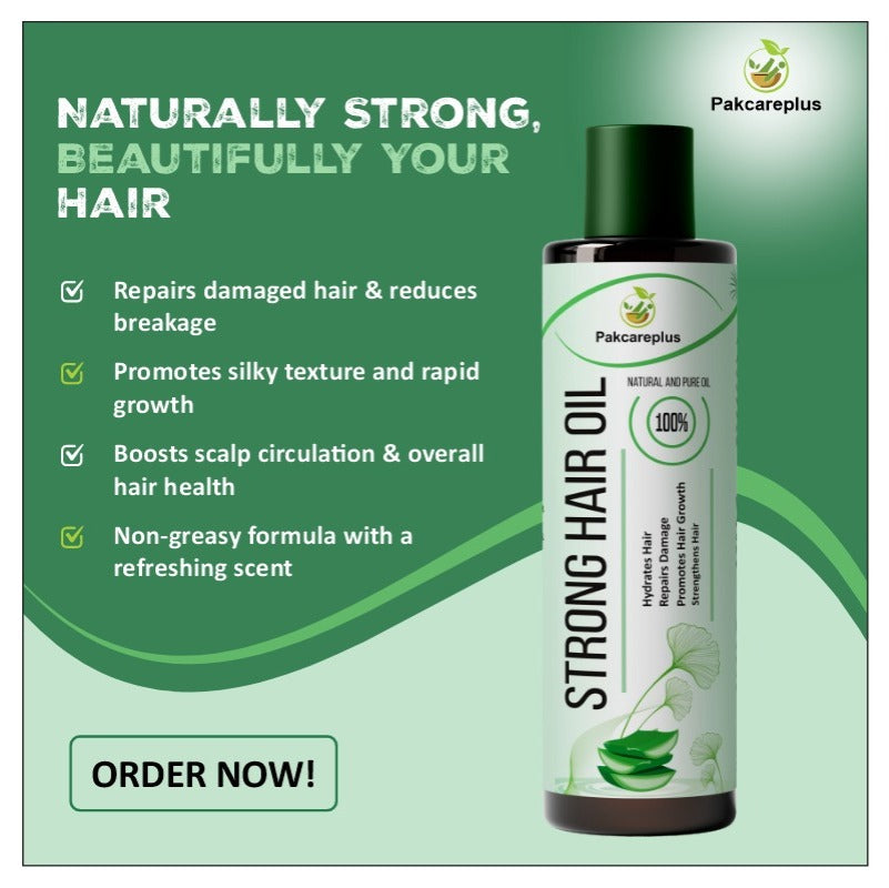 Hair Strong - The Multivitamin Oil For All Types Of Hairs - For  Both Man & woman - 200 ML