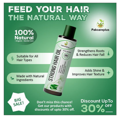 Hair Strong - The Multivitamin Oil For All Types Of Hairs - For  Both Man & woman - 200 ML